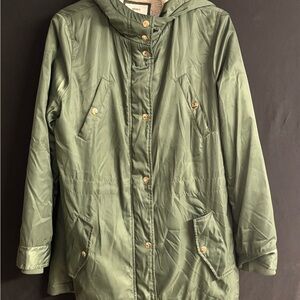 Forever 21 Green Hooded Jacket